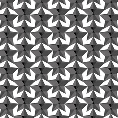 Poster - geometric stars pattern