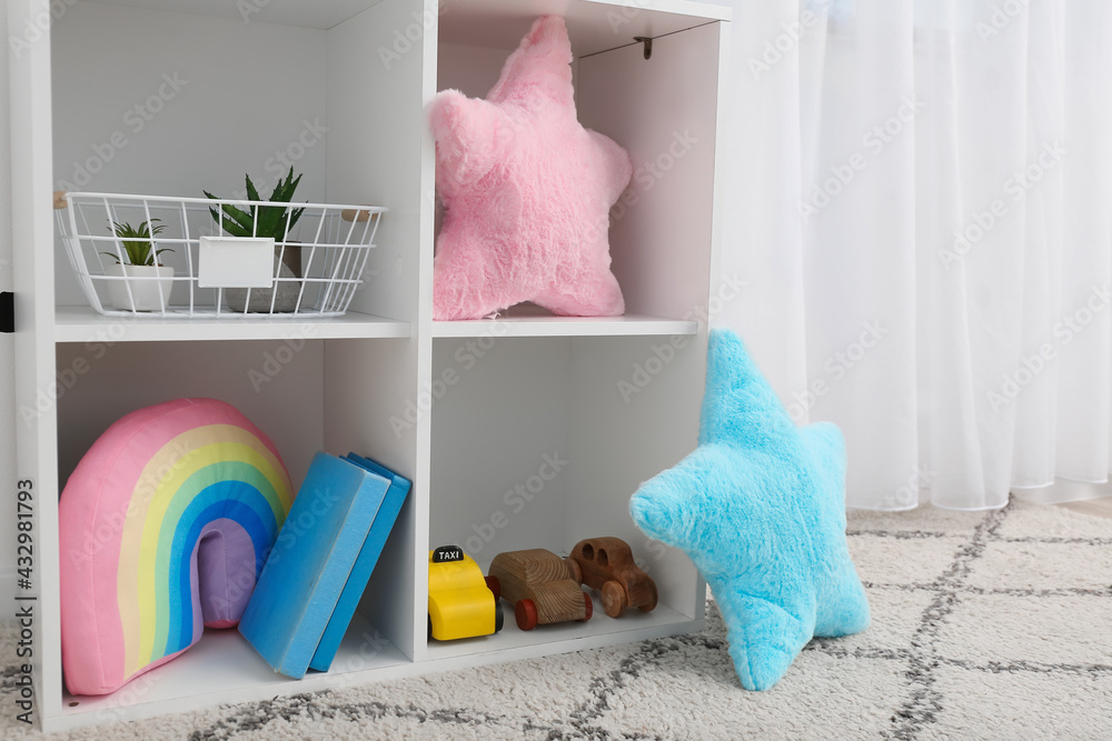 Interior of modern children's room