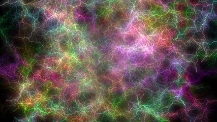 Wall Mural - Colourful electric waves motion graphics background