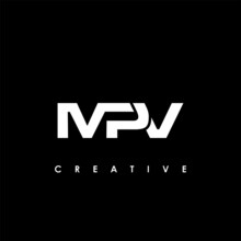 MPV Letter Initial Logo Design Template Vector Illustration