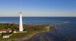 Tahkuna Lighthouse in the Tahkuna Peninsula, Hiiu Parish, on the island of Hiiumaa, in Estonia