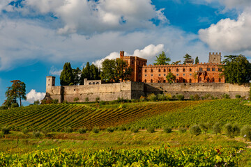 Sticker - scenic views of the colors of the chianti in tuscany