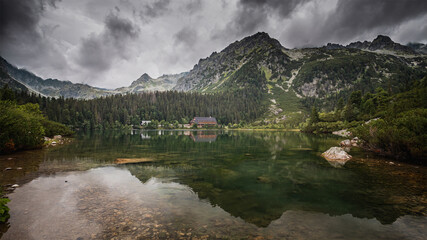 Wall Mural - Popradske pleso in High Tatras