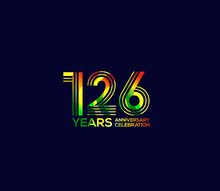 Mixed Colors, Festivals 126 Year Anniversary, Party Events, Company Based, Banners, Posters, Card Material, For
