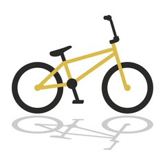 Sticker - BMX icon. Bike. Bicycle. Vector icon isolated on white background.