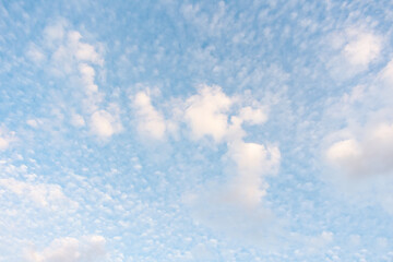 Wall Mural - beautiful atmosphere background, blue sky with beautiful clouds, copy space