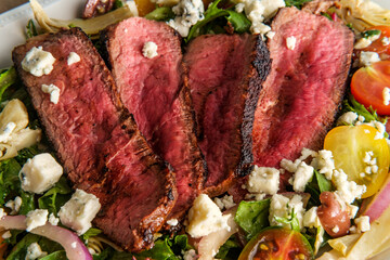 Canvas Print - Blue Cheese Steak Salad