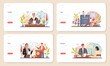 © inspiring.team - Professional lawyer web banner or landing page set. Punishment