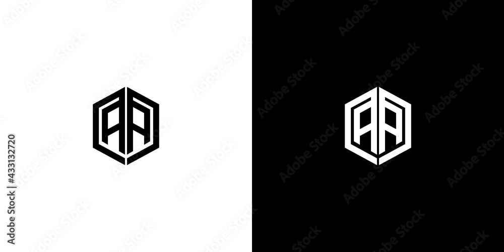 Letter aa Icon Vector Logo Template Stock Vector | Adobe Stock