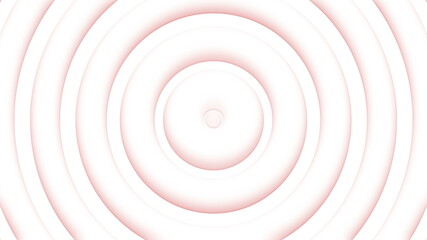 Fototapete - Abstract pink circles with soft dymanic shadow. 3d clean embossed background. Pure basic animated cover for business presentation. Universal elegant minimal loop.