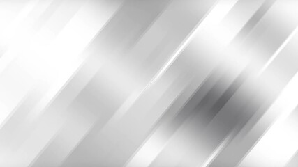 Fototapete - Grey silver metallic stripes. Geometric tech abstract motion background. Seamless looping. Video animation Ultra HD 4K 3840x2160
