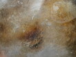 Brown stains on the silver surface that has white scratch, Burn marks and Scratch effect, Gray abstract grunge background metallic and  texture of old metal for add text or graphic design   