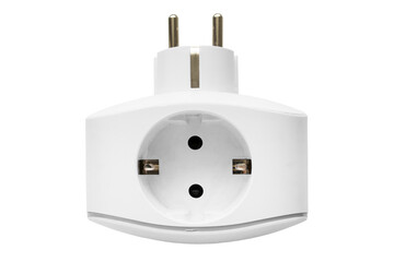 Canvas Print - Electric adapter isolated