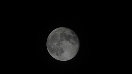 Wall Mural - full glowing moon with clouds