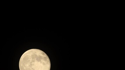 Wall Mural - full glowing moon with clouds