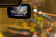 © Oatpsycho - Selective car camera is able to capture excellent and clear images while driving into a tunnel through a crossroads that illuminate the light into a bokeh background.