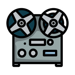 Poster - Reel Tape Recorder Icon