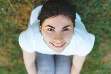 Canvas Print - portrait of smiling woman