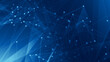 © Papapig - Abstract blue polygon tech network with connect technology background. Abstract dots and lines texture background. 3d rendering.