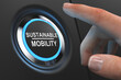 Button Sustainable Mobility - Hand