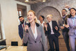 © Mediteraneo - Business people having a karaoke party at the office, singing, dancing and having fun while taking a break from a bussy work day