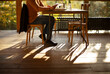 © Martin Barraud/Caia Image - Businessman working at table in restaurant