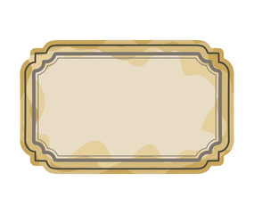 antique tag illustration