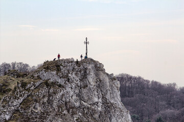 Wall Mural - Mount Biaklo - Olsztyn City in Jura Region - Poland