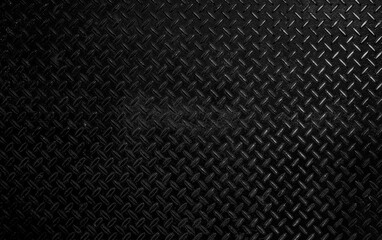 Black steel plate or old black steel surface background