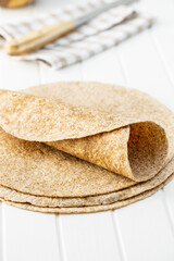 Wall Mural - Whole grain tortilla wraps