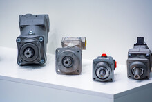 Hydraulic motors. Various hydraulic motors for stations and industry.