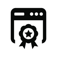 Wall Mural - page quality icon