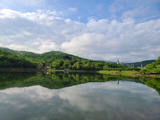 sky and lake 12