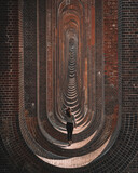 Fototapeta Big Ben - Symmetrical Tunnel in England