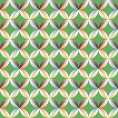 Poster - Cirkel fantasy gradient repeat pattern print background