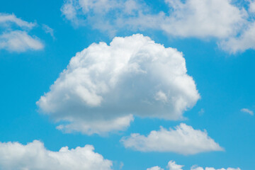 blue sky with white clouds