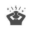 © motorama - Stress or anxiety glyph icon