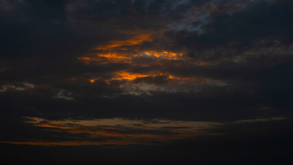 Sky  clouds before rainy