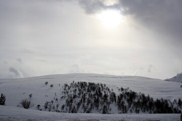 winter mountain landscape