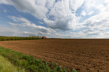 Landscape With Arable Land And Meadows