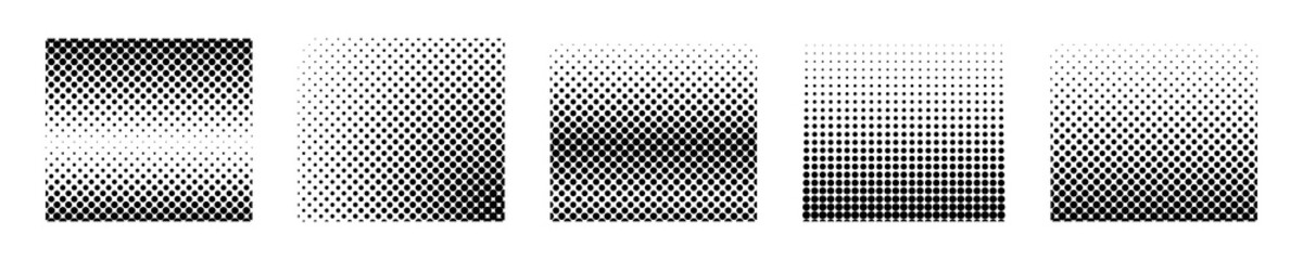 Wall Mural - halftone vector gradient seamless dot background. geometric fade texture. dotted