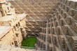 Details of the Chand Baori, the oldest, deepest, and largest step wells in the village of Abhaneri
