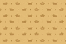 Luxury Crown Pattern Premium Background