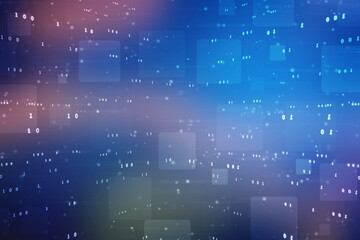 Binary Code Background, Digital Abstract technology background, Big data digital binary code, Internet Data Communication and Transfer background, Futuristic information technology concept