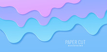 Abstract Illustration Of Splash. Burst Off Bubblegum. Vector Background With Pink Blue Bubble Gum Or Melting Ice Cream. Flow Of Sweet Sticky Liquid. Cartoon Design.