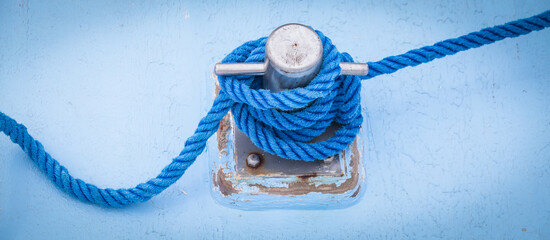 Boat detail summer seaside background