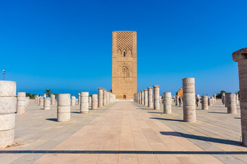 Wall Mural - The Hassan Tower of Rabat, Morocco