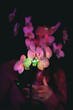 Frau Orchideen Lichter