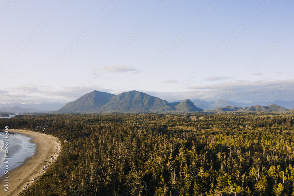 Beautiful scenery of a Pacific Rim National Park Reserve in Bamfield ...