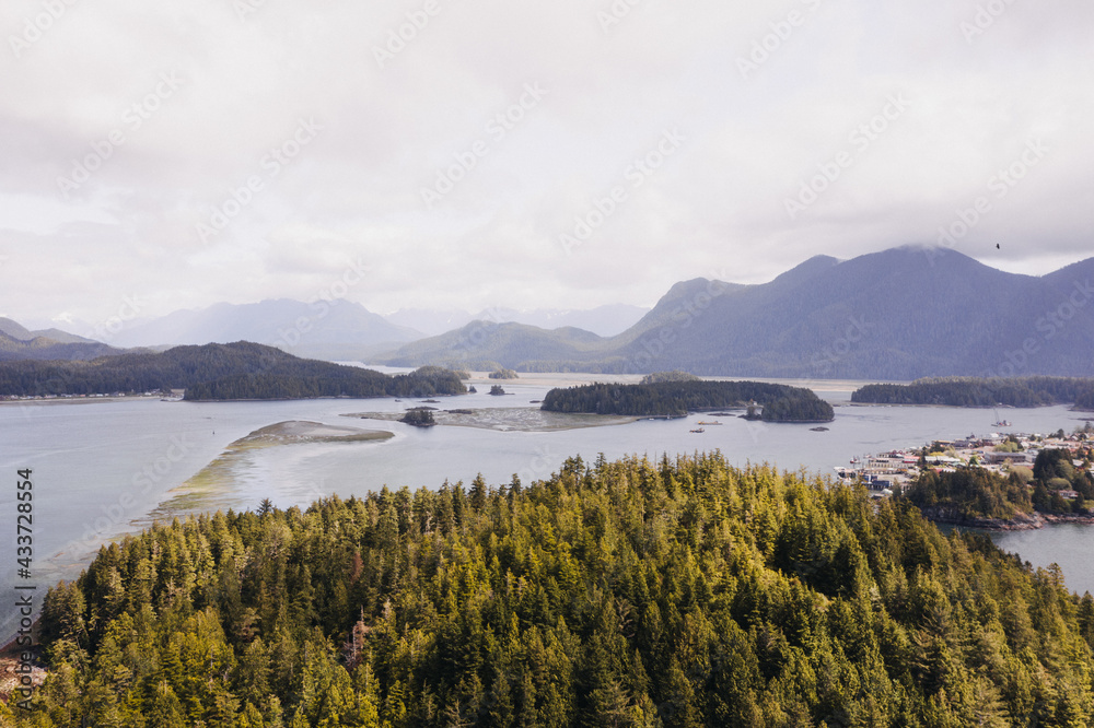 Beautiful scenery of a Pacific Rim National Park Reserve in Bamfield ...